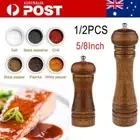 Wooden Manual Pepper Grinder Salt And Pepper Mill Adjustable Coarseness Kitchen