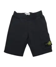 Stone Island Junior Compass-Badge Elasticated Waistband Shorts 8Y,14Y,12Y,10Y navy blue