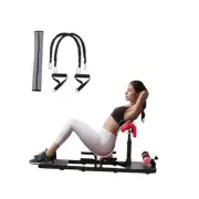 Hip Thrust & Squat Machine for Home – Multi-Function Glute Builder, Leg & Black