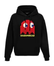 Dsquared2 PAC-Man Hercalina Hoodie S,M Black