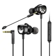 G200X In-ear Wired Control Gaming Earphone, Cable Length: 1.2m (Black)