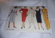 VOGUE BASIC DESIGN PATTERN 1517 ~ MISSES DRESS ~ SIZE 14 *UNCUT