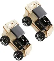 HANABASS Stimulate Boys and Girls' Interest in Science Handmade Solar Car DIY Kit Toys