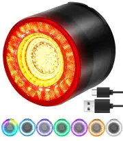 Bicycle Bike Tail Light With Smart Brake Sensor For Night Riding Rechargeable