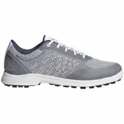 NEW Womens Adidas Alphaflex Sport Spikeless Golf Shoes White/Tech Indigo Sz 6.5M