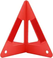 Qiilu Duokon Triangle Warning Sign, Portable Car Emergency Breakdown Reflective Warning Safety Road Stop Sign