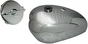 AEspares Compatible With Bsa Goldstar A7 A10 Super Rocket Chrome Fuel Tank With + Cap