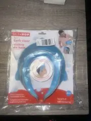 Skip Hop Baby Shower Cap Shield, Moby Bath Visor for Baby and Kids, Blue