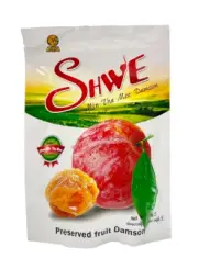 Myanmar Preserved Fruit Damson Shwe Min Tha Mee Damson 110G - Myanmar Desserts