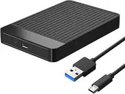Generic 2.5-inch HDD Case Caddy Box Support UASP SATA to USB 3.0 Type-C Adapter HDD Enclosure Speed 6Gbps External Hard Drive Box 6TB Hard Disk Case