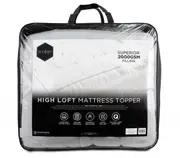 ARDOR "2000GSM Standard Microfibre" MATTRESS TOPPER Vacuum Packed