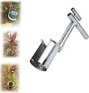 Bulb Planter Tool, Plant and Fruit Tree Seedling Transplanter, Carbon Steel Seed Planting Tools with Long Handled, Sampler Lawn Aerator for Planting Digging Transplanting (1PCS)