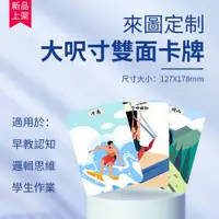 在飛比找蝦皮商城優惠-Gifthing 客製化卡牌 客製卡片 超大尺寸 桌遊卡牌 