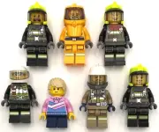 Lego New Fire Fighter Minifigures from Set Fire Brigade 60321 Firemen Figures