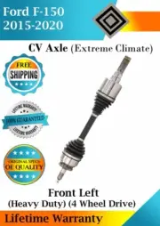 New OE Front Left CV Axle For 2015-2020 Ford F-150 4WD W/o Lift HD Lifetime Wa. (for: Ford)