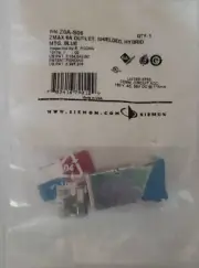 Qty 1 - SIEMON Z6A-S06 ZMAX HYBRID SHIELDED CAT 6A MODULAR JACK - BLUE