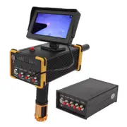 15m Deep Metal Detector Gold Finder Metal Scanner Device Search Range 1000m with GR8000 Screen Yellow Edge 100‑240V AU Plug