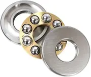 GPMDPCCAZB 1pcs Plane Axial Thrust Ball Bearing Mini F2-6M F2.5-6M F3-8M F5-10M F6-12M F7-15M F8-16M F10-18M F12-21M F12-23M 3-in-1(F4-10M-4x10x4)