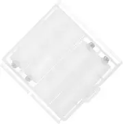 KOMBIUDA 4pcs AAA to Aa Battery Converter Adapter Easy Use Battery Storage Box for Remote Controls Fast Conversion Tidy Storage Design for Everyday Tasks