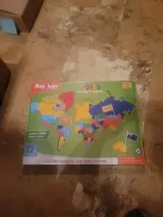 Mapology World Jigsaw Puzzle with Flags and Capitals-Gift For Kids 5 yrs Above.