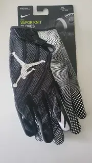Brand New Mens NIKE AIR JORDAN OREO Vapor Knit Football Gloves Jumpman - 2XL