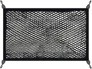 Premium Quality Adjustable Elastic Cargo Net Universal Stretchable Truck Net with Hooks,Storage Bag for Car, SUV, Truck, Pickup Trucks Black 32x24in