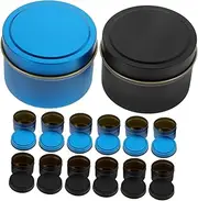 Garneck 16pcs Candle Tins with Lids Candle Making Containers Multi-Function Jars for Aromatherapy Crafts and Storage for and Home