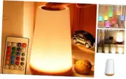 Night Light, Dimmable Touch Lamp for Bedroom, Portable Table Bedside Brown