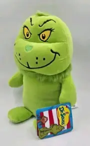 Dr. Seuss The Grinch 9.5" Squishy Plush Aurora Stuffed Animal Christmas Toy New
