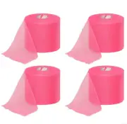 Mueller M-Wrap Pre-Wrap For Athletic Tape Color Big Pink, 4 Roll Set