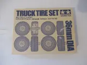 Tamiya Truck Tire Set 36mm DIA NEW UNASSEMBLED