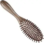 BIUDECO Fashionable Wood Frame Hair Comb Double-sided Men's Styling Tool Hairdressing Massage Comb Hair Care Accessory Ideal for Home Salon