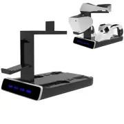 For VR2 PS VR2 VR Controller Charging Dock Stand Dual Charger Station Holder