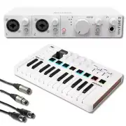 Arturia MiniLab 3 Compact MIDI Keyboard and Pad Controller with MiniFuse 2