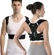 Posture Corrector (M)| Posture Brace Available in 3 Sizes| Back Brace for Posture Support| Back Posture Corrector for Men and Women| Adjustable Back Straightener for Hunching and Good Posture Support