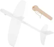 1 Set Wooden Glider Gliders Planes Handicrafts Wood Airplane Crafts Airplane Party Favor Kit Model Planes Model Plane Kit DIY Aircraft Wood Crafts to Paint Wooden Beige