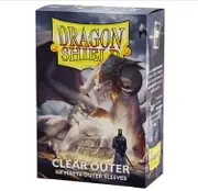 Dragon Shield Matte Sleeve Outer Clear