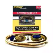 Stinger STK4 4GA 4-Channel Amplifier Power Wiring Kit
