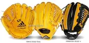 Adidas KQ471 BB Glove Boys Soft Addisonic All-Around Model Nishioka Model College Gold x Metallic Silver (V88910)