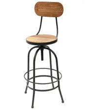 Progressive Furniture Retro Adjustable Swivel Stool