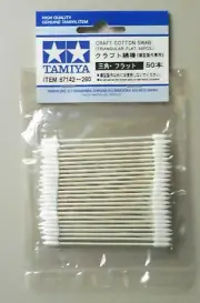 50 Triangular/Flat Craft Cotton Swab TAMIYA MODELING HOBBY CRAFT TOOL 87142