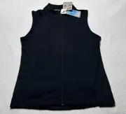 Puma Women’s Heather Navy Full Zip Golf Vest Cloudspun Size Small NWT New