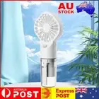 Handheld Mini Air Conditioner Low Noise Portable Desk Misting Fan Summer Gift AU