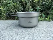 Outdoor Camping Titanium Folding Bowl Pot Plate Frying Pan Picnic Lunch box
