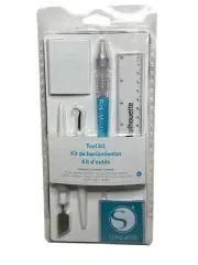 Silhouette Tool Kit With Spatula Hook Scraper Ruler & Pick-Me-Up