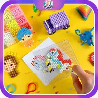 在飛比找蝦皮購物優惠-Diy 珠子 1 套工藝用品水粘珠開發智力玩具創意彩色魔法手