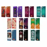 OFFICIAL emoji® HALLOWEEN PARODIES LEATHER BOOK CASE FOR APPLE iPOD TOUCH MP3
