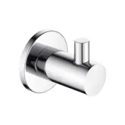Fienza Stella Single Robe Hook Towel Holder Chrome 82604