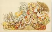 *Postcard-"St. Cecilia" /Tales From Chaucer/ *Mardi Gras Float Designs {S2}