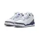 Air Jordan 3 Retro 白灰午夜藍 爆裂紋 GS AJ3 大童鞋 女鞋 DM0967-140